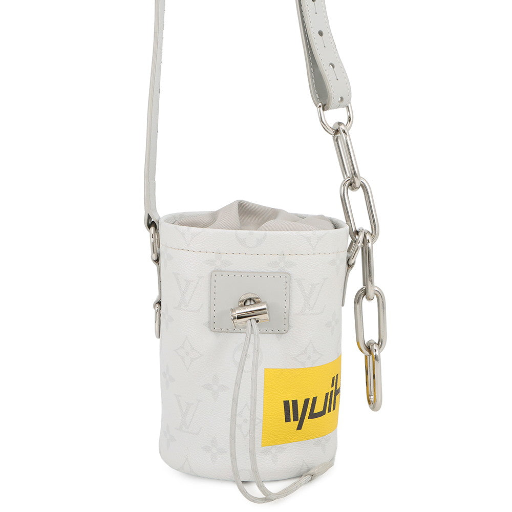 LOUIS VUITTON Chalk Nano Bag GrayM44631 WhiteMonogram