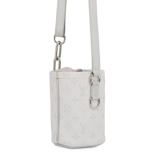 LOUIS VUITTON Chalk Nano Bag GrayM44631 WhiteMonogram