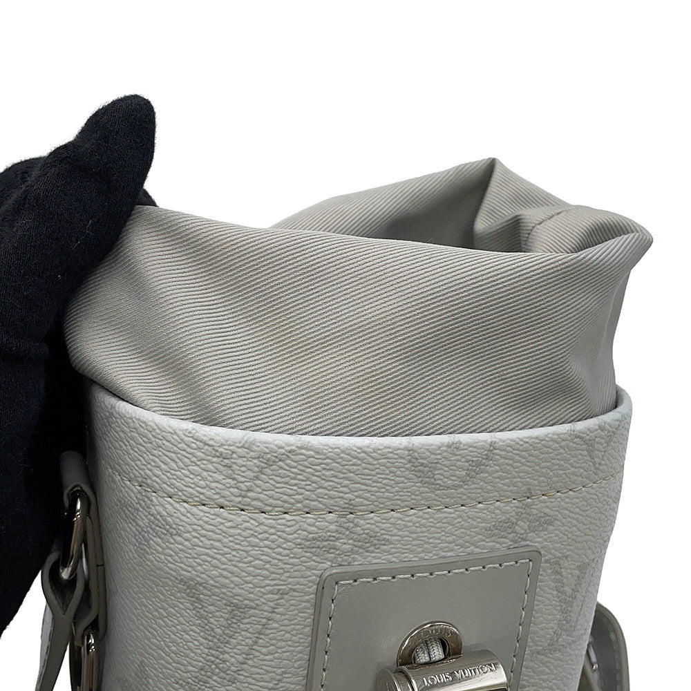 LOUIS VUITTON Chalk Nano Bag GrayM44631 WhiteMonogram