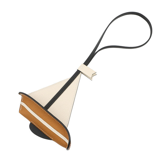 HERMES Sail 24 Black/Nata/Fauve/Toffee Epsom Barenia Leather