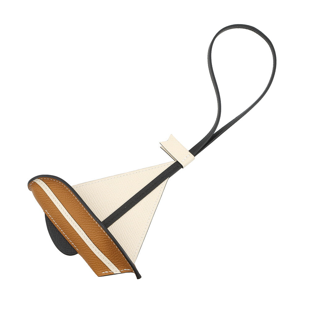 HERMES Sail 24 Black/Nata/Fauve/Toffee Epsom Barenia Leather