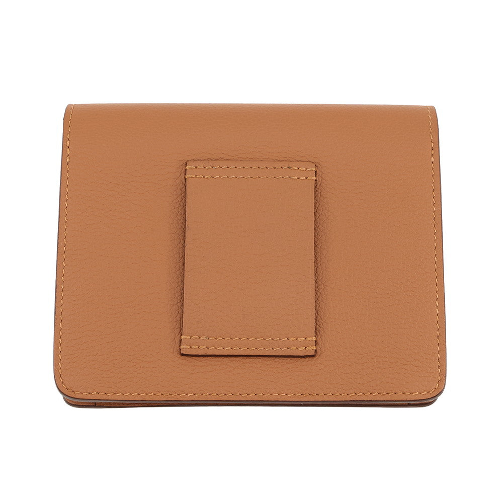 HERMES Roulis Slim Wallet Gold/Vert fizz Evercolor