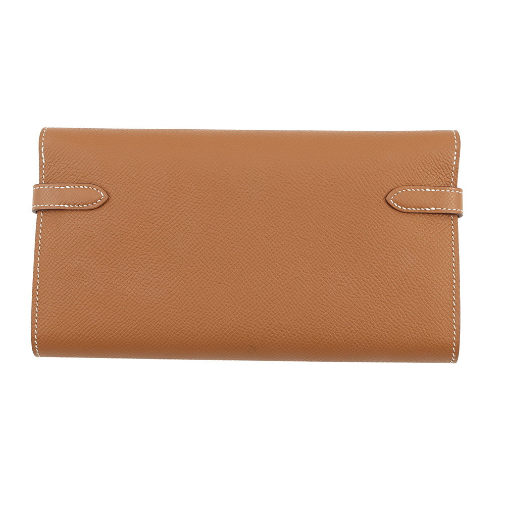 HERMES Kelly wallet Gold Epsom