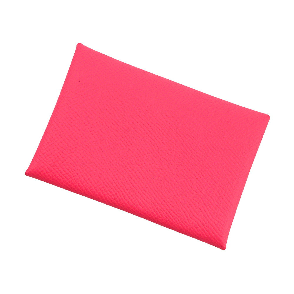 HERMES Calvi duo Pink Epsom
