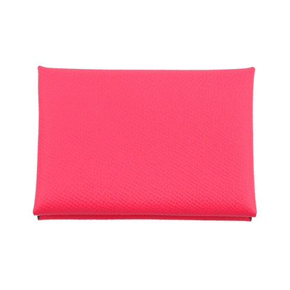 HERMES Calvi duo Pink Epsom
