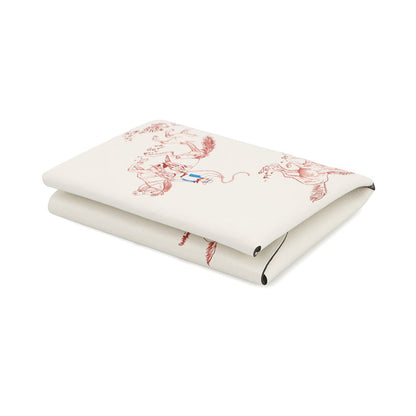 HERMES Calvi Duo Les Mustangs Blanc Swift Leather