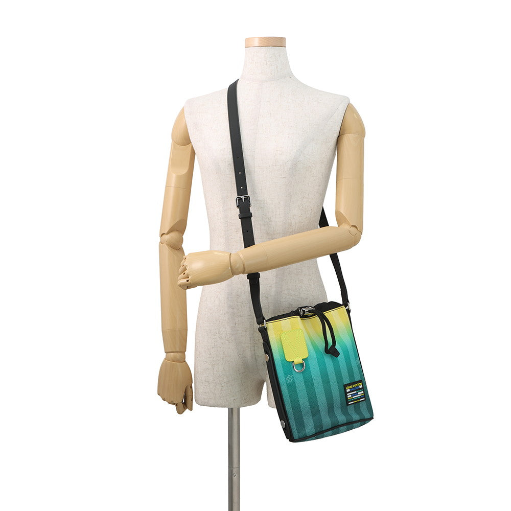LOUIS VUITTON Sac Maran Messenger Green/YellowM59920 Damier stripe