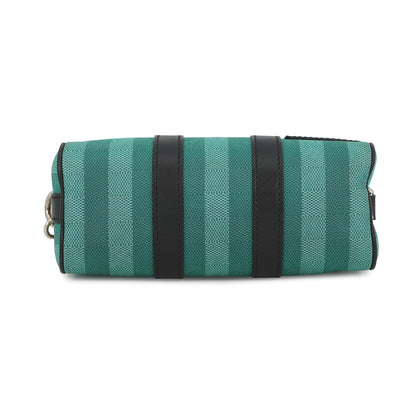 LOUIS VUITTON Keepall Green/YellowM59949 Damier stripe Size XS