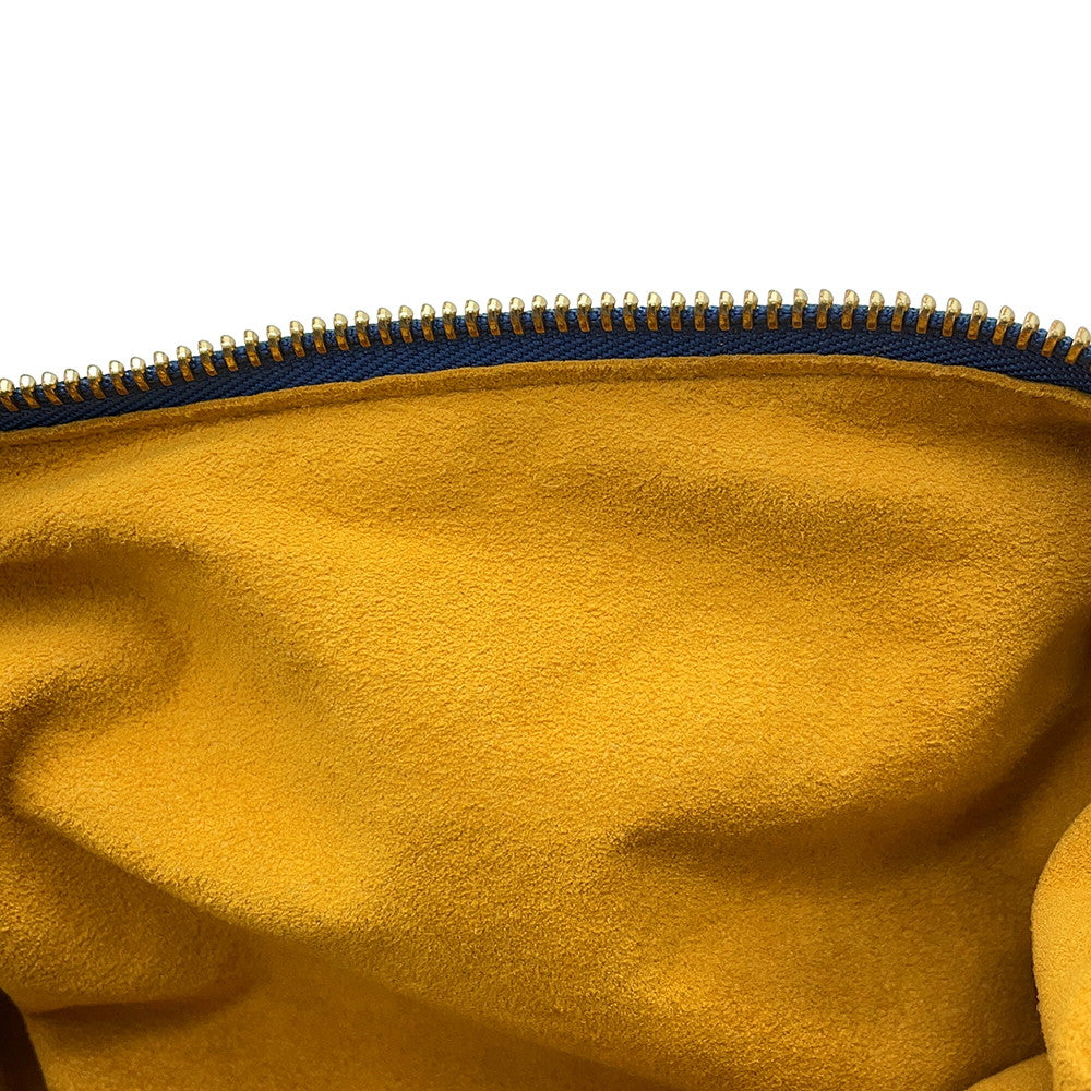 LOUIS VUITTON Baggy Blue/YellowM95048 Monogram Denim Size GM