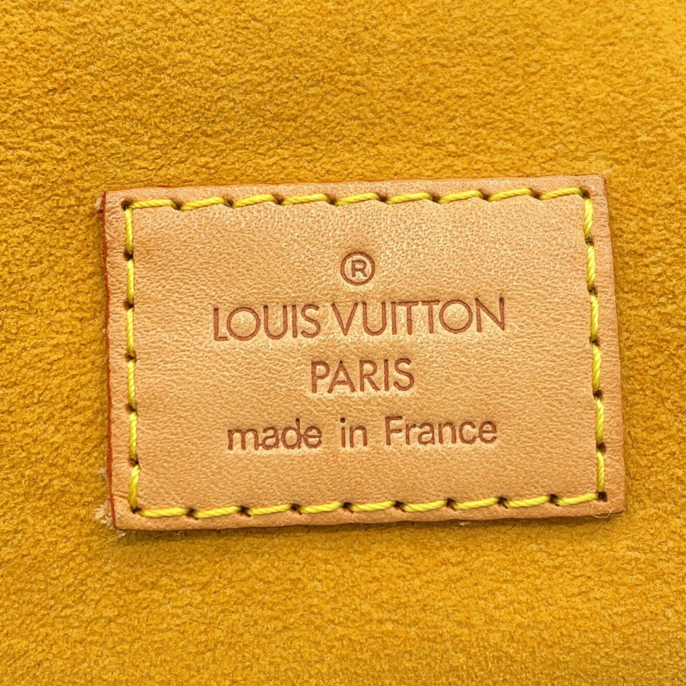 LOUIS VUITTON Baggy Blue/YellowM95048 Monogram Denim Size GM