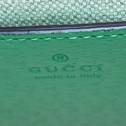 GUCCI Jumbo GG 2-way Mini Tote Beige/Light Green671623 Jumbo GG Canvas Leather