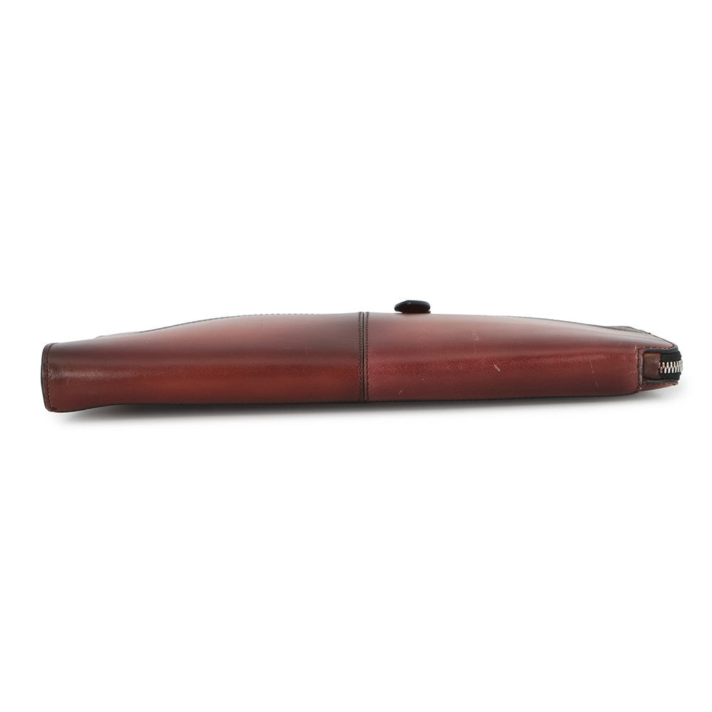 Berluti Calligraphy Nino Brown/Pink Leather Size TGM