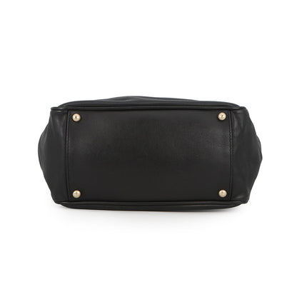 CHANEL Camellia Essential Tote Black/WhiteA20856 Lambskin