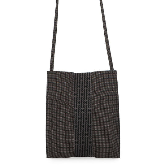 HERMES Her Line Pochette Gray Canvas