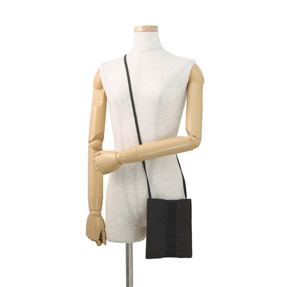 HERMES Her Line Pochette Gray Canvas