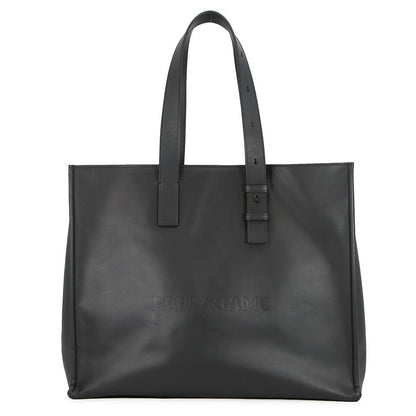 Ferragamo East-West Tote Bag Black241434 769587 Leather