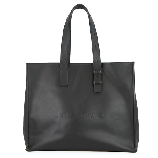 Ferragamo East-West Tote Bag Black241434 769587 Leather