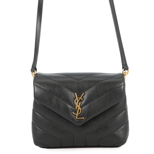SAINT LAURENT PARIS Loulou Toy Bag Shoulder Bag Black678401DV7071000 Calf Leather