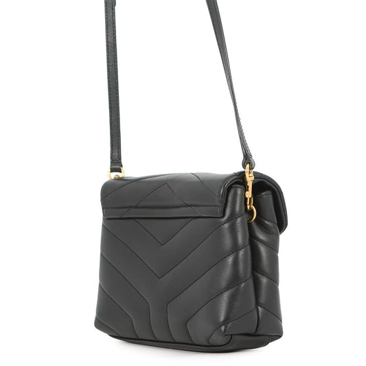 SAINT LAURENT PARIS Loulou Toy Bag Shoulder Bag Black678401DV7071000 Calf Leather