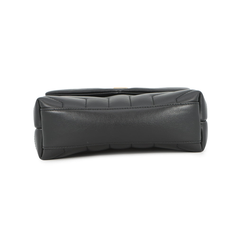 SAINT LAURENT PARIS Loulou Toy Bag Shoulder Bag Black678401DV7071000 Calf Leather