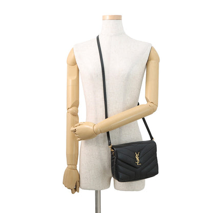 SAINT LAURENT PARIS Loulou Toy Bag Shoulder Bag Black678401DV7071000 Calf Leather