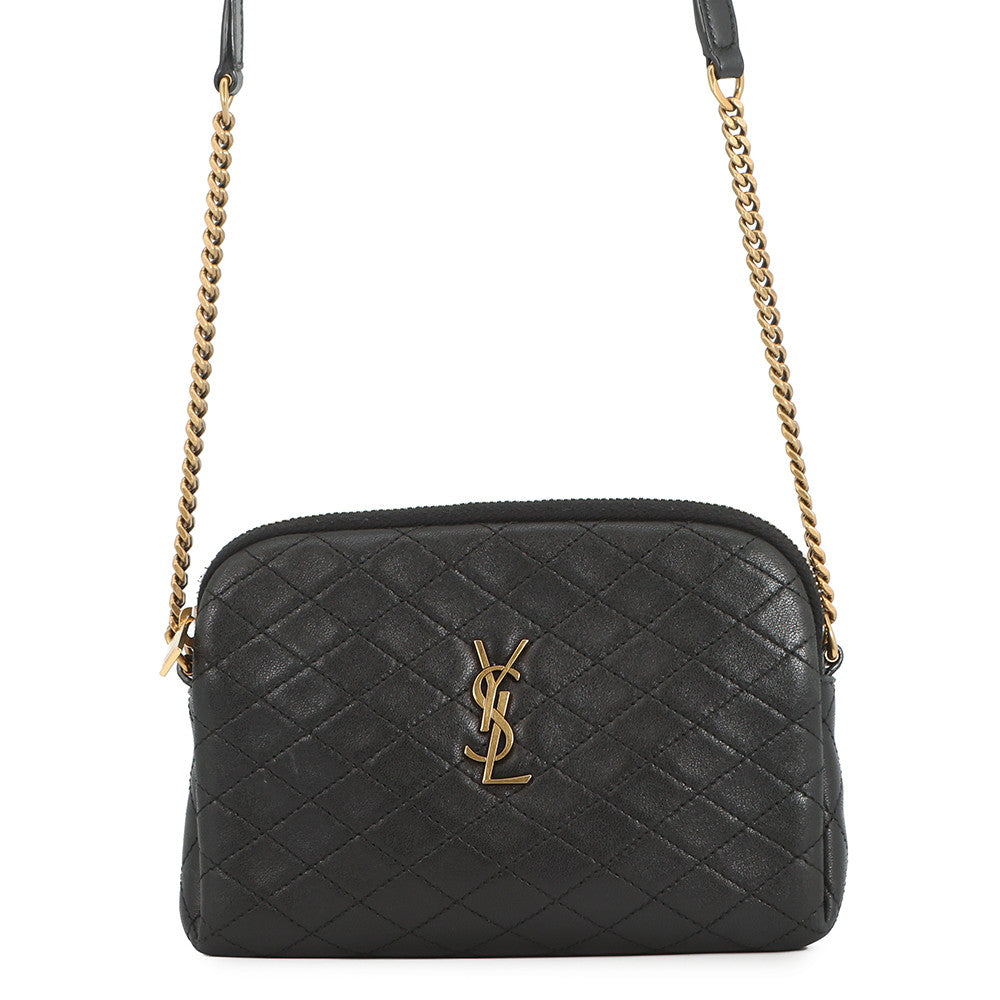 SAINT LAURENT PARIS Gabby Camera Bag Black7336671EL071000 Lambskin