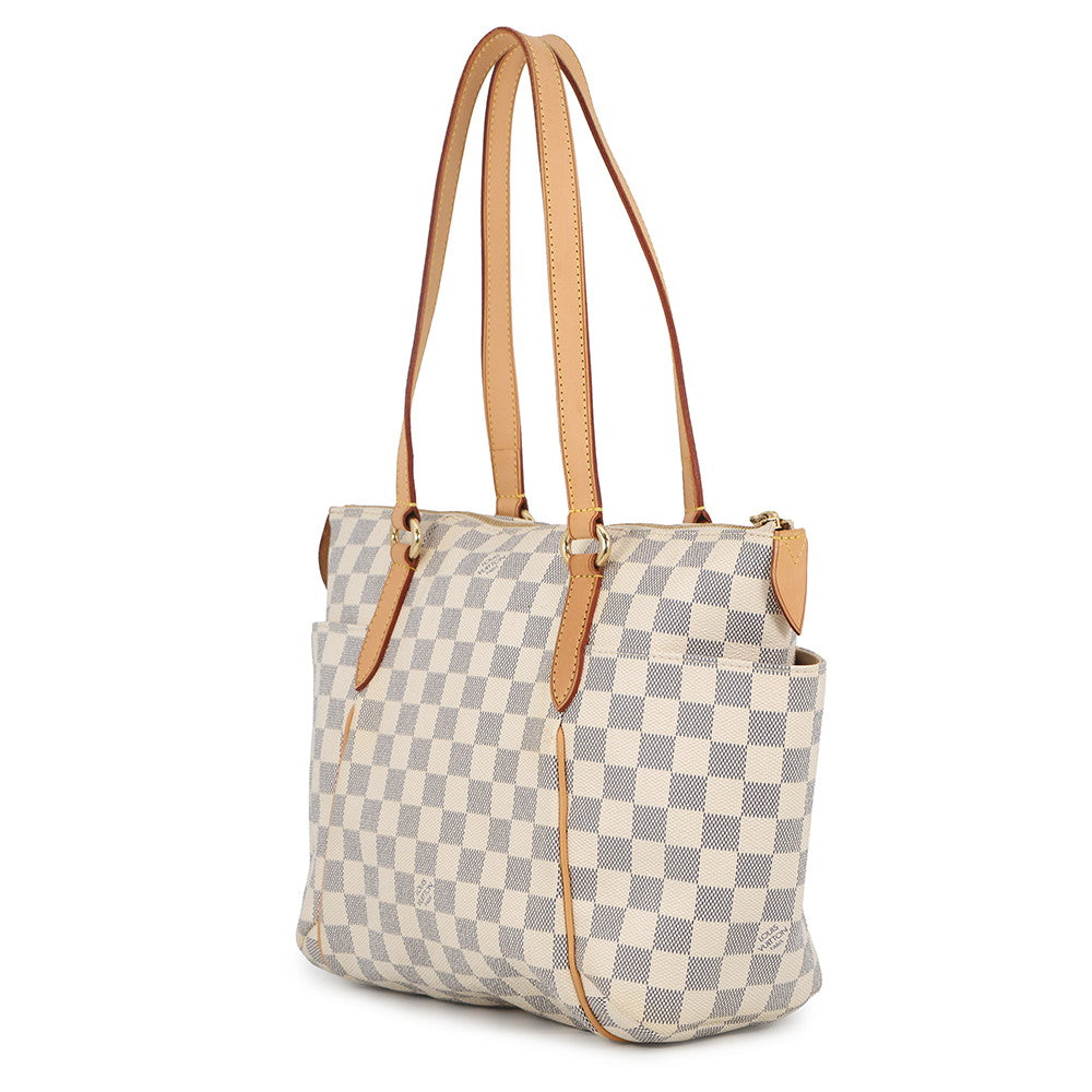 LOUIS VUITTON Totally BeigeN51261 Damier Azur Size PM