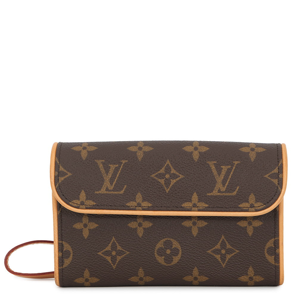 LOUIS VUITTON Pochette Florentine BeigeM51855 Monogram Size M