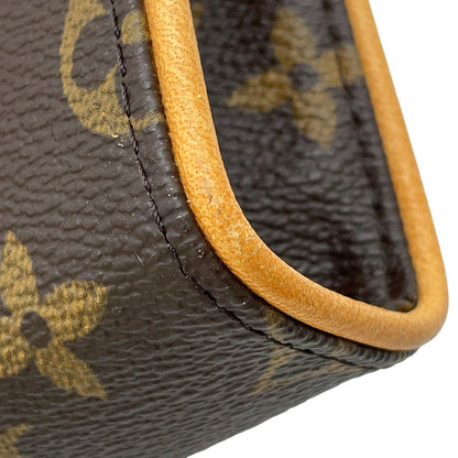 LOUIS VUITTON Pochette Florentine BeigeM51855 Monogram Size M