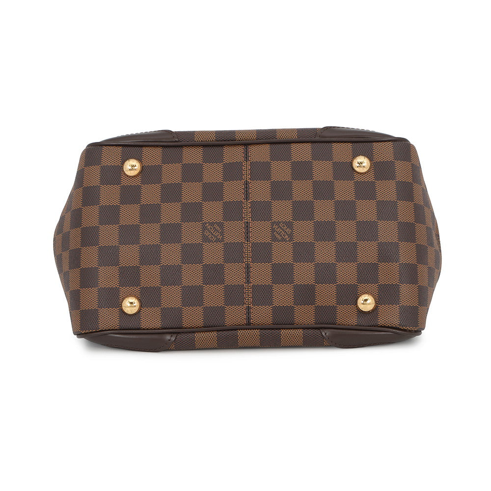 LOUIS VUITTON Verona RedN41117 Damier Ebene Canvas Size PM