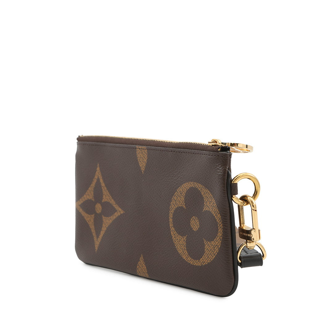 LOUIS VUITTON Pochette・Trio NoirM68756 Monogram Monogram / Giant Monogram Reverse Canvas