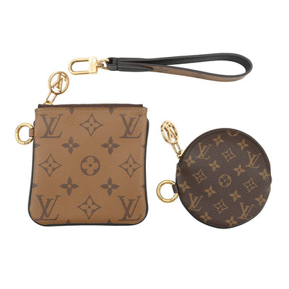 LOUIS VUITTON Pochette・Trio NoirM68756 Monogram Monogram / Giant Monogram Reverse Canvas