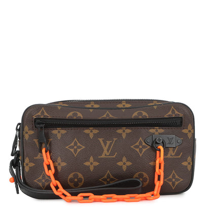 LOUIS VUITTON Pochette Volga NoirM44482 Monogram / Solar Powered Ray