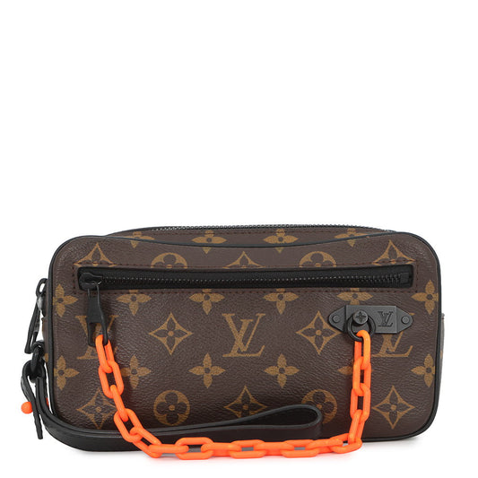 LOUIS VUITTON Pochette Volga NoirM44482 Monogram / Solar Powered Ray