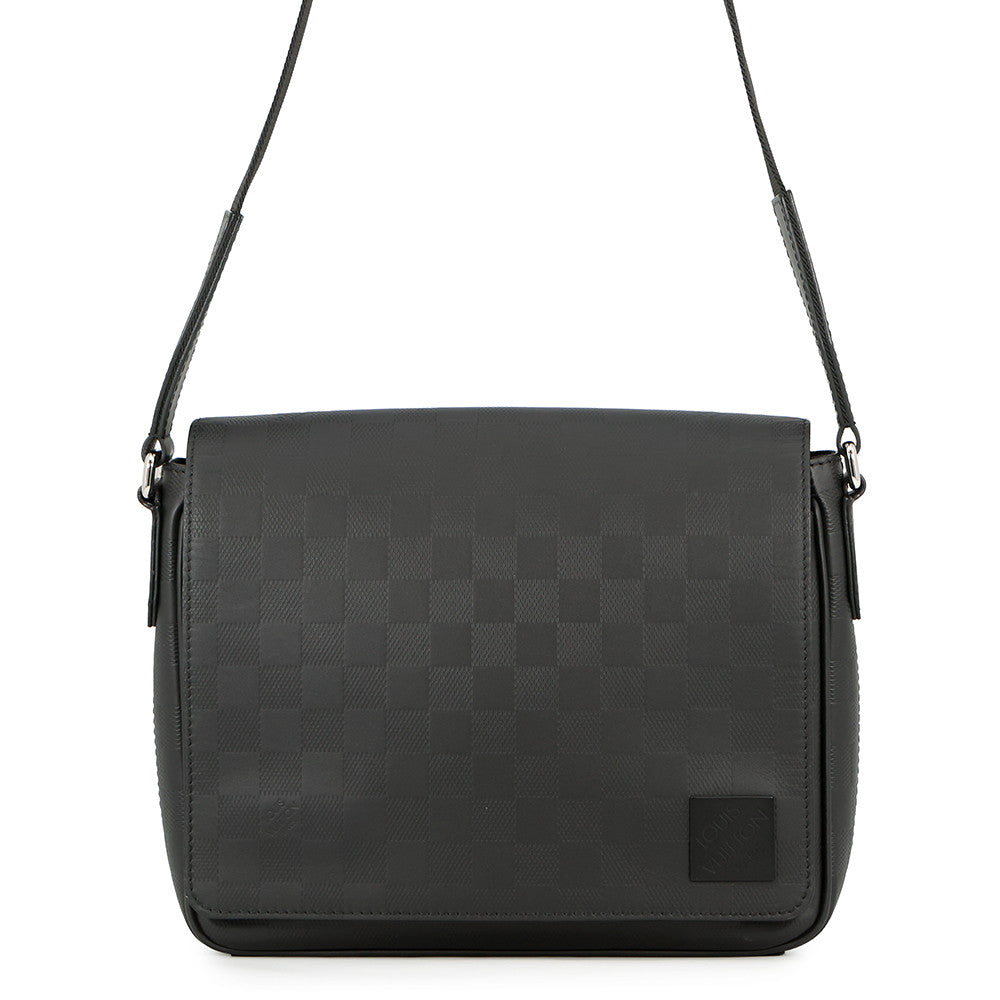 LOUIS VUITTON District NV3 NoirN42711 Damier Infini Leather Size PM