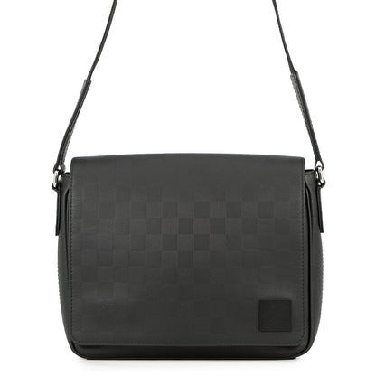LOUIS VUITTON District NV3 NoirN42711 Damier Infini Leather Size PM