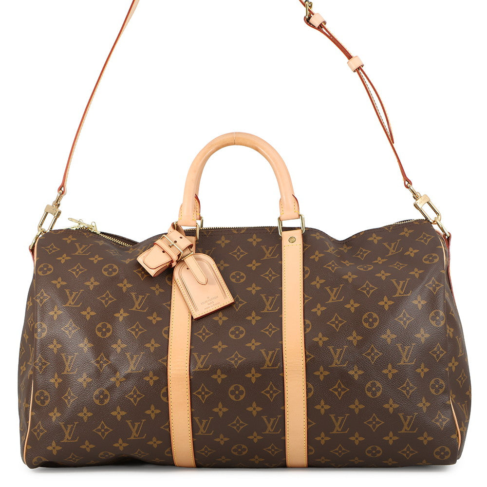 LOUIS VUITTON Keepall Bandouliere BrownM41416 Monogram Size 50