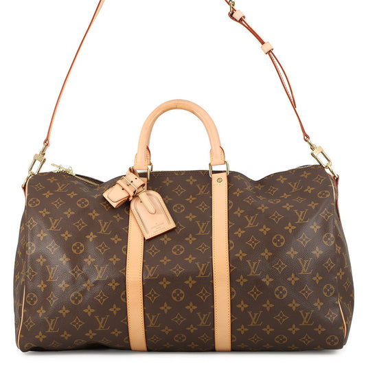 LOUIS VUITTON Keepall Bandouliere BrownM41416 Monogram Size 50