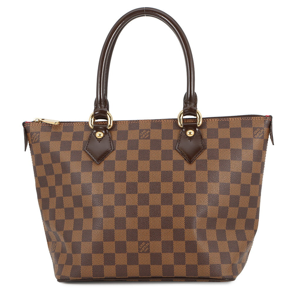 LOUIS VUITTON Saleya RedN51183 Damier Ebene Canvas Size PM