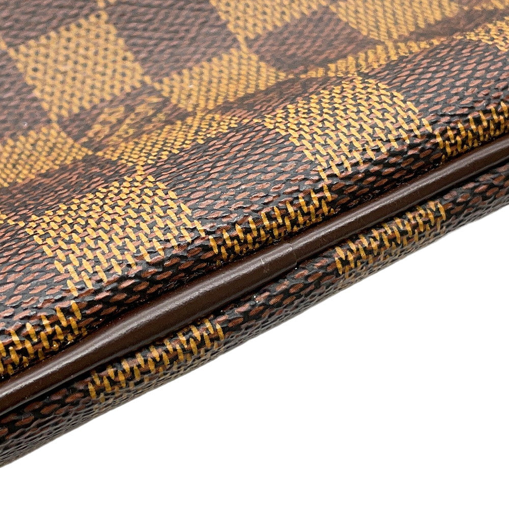 LOUIS VUITTON Saleya RedN51183 Damier Ebene Canvas Size PM