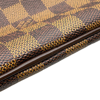 LOUIS VUITTON Saleya RedN51183 Damier Ebene Canvas Size PM