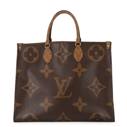 LOUIS VUITTON Onthego RedM45320 Monogram Monogram Reverse Canvas Monogram Giant Size GM