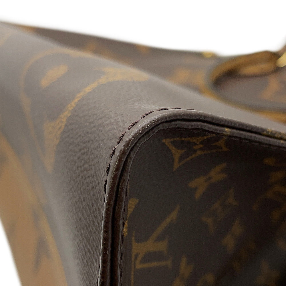 LOUIS VUITTON Onthego RedM45320 Monogram Monogram Reverse Canvas Monogram Giant Size GM