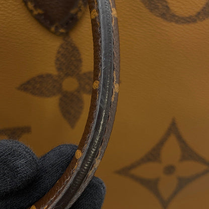 LOUIS VUITTON Onthego RedM45320 Monogram Monogram Reverse Canvas Monogram Giant Size GM
