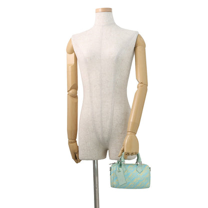 LOUIS VUITTON Speedy Bandouliere GreenM46092 Monogram Empreinte Leather Summer Stardust Size 20