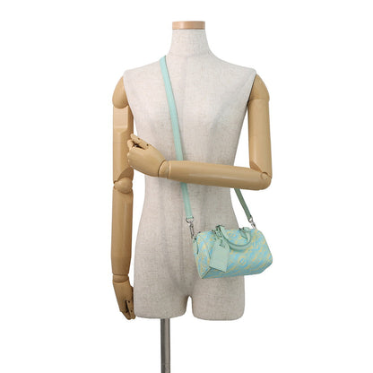 LOUIS VUITTON Speedy Bandouliere GreenM46092 Monogram Empreinte Leather Summer Stardust Size 20