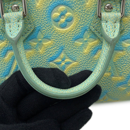 LOUIS VUITTON Speedy Bandouliere GreenM46092 Monogram Empreinte Leather Summer Stardust Size 20
