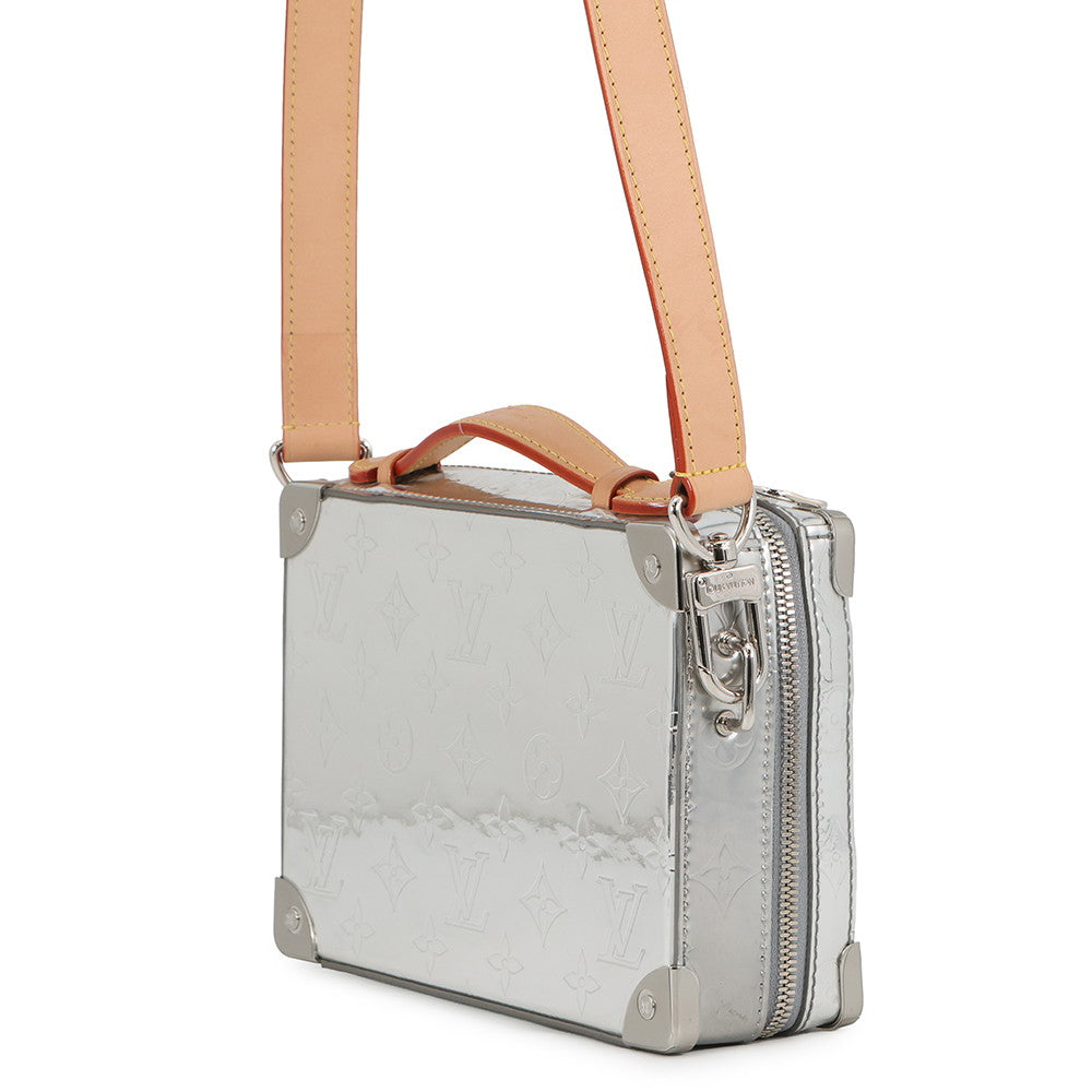 LOUIS VUITTON Handle ・ Soft Trunk SilverM45885 Monogram・Mirror