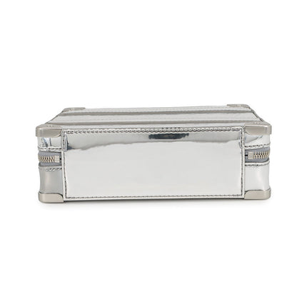 LOUIS VUITTON Handle ・ Soft Trunk SilverM45885 Monogram・Mirror