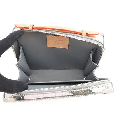 LOUIS VUITTON Handle ・ Soft Trunk SilverM45885 Monogram・Mirror